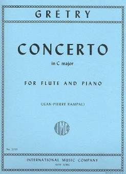 Concerto C major : for flute and piano