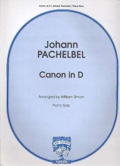 Canon in D : for piano solo