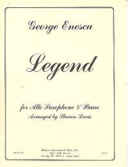 Legend : for alto saxophone