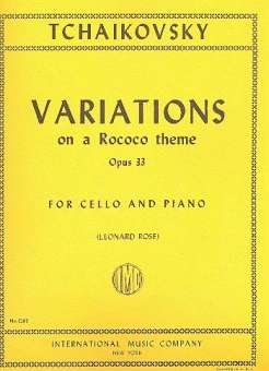Variations on a Rococo Theme op.33