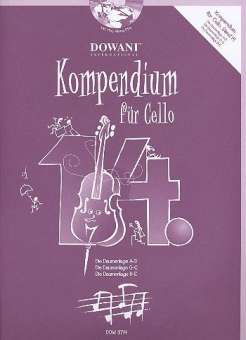 Kompendium für Violoncello Band 14 (+2 CD's) :