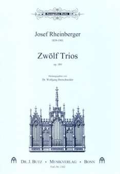 12 Trios op.189 : für Orgel