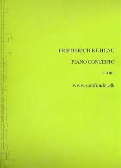 Piano Concerto op.7 : edition