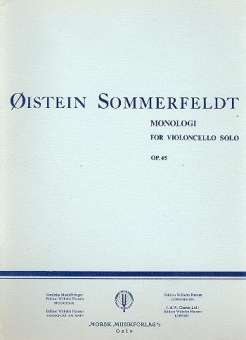 Monologi op. 45 : for cello solo