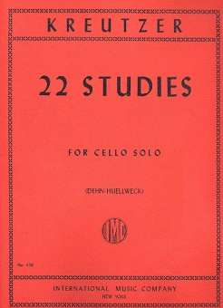 22 Selected Studies : for cello
