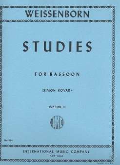Studies vol.2 : for bassoon