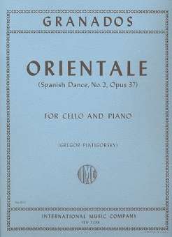Orientale op.37,2 : Spanish Dance