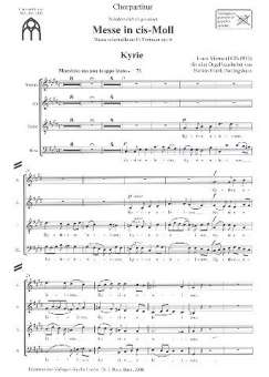 Messe cis-Moll op.16 : für gem Chor und Orgel