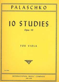10 Studies op.49 : for viola