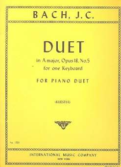 Duet A major op.18,5 for keyboard :