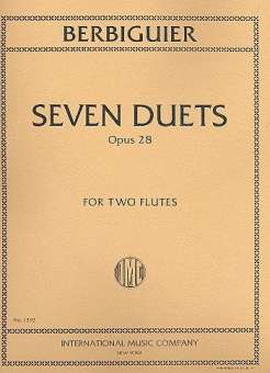 7 Duets op.28 : for 2 flutes
