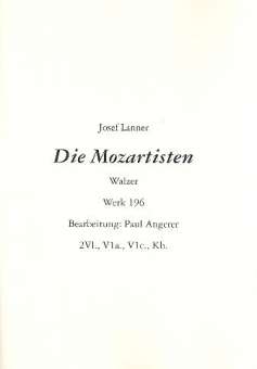 Die Mozartisten op.196 :