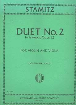 Duet A major no.2 op.12 :