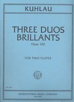 3 Duos Brillants op.102 : for