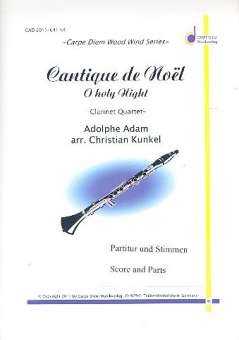 Cantique de Noel : for 4 clarinets