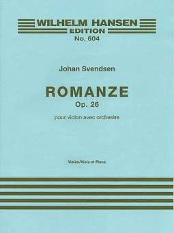 Romance op.26 for violin and