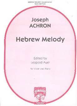 Hebrew Melody : for violin