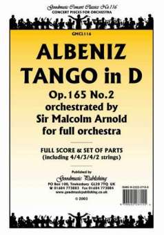 Tango D major op.165,2 :