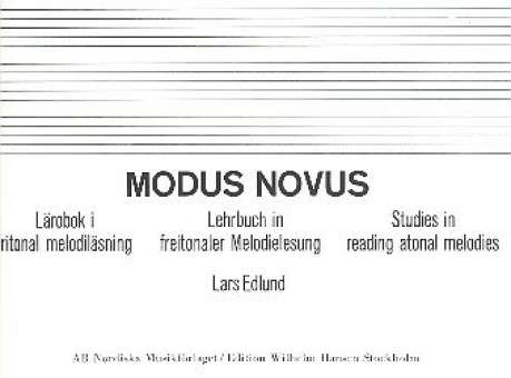 Modus novus : Lehrbuch in