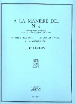 DELECLUSE J. : A LA MANIERE DE N04