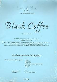 Black Coffee : Vocal Arrangement