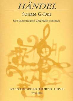 Sonate G-Dur : für Flöte und Bc