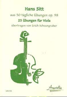 25 Übungen op.98 - für Viola