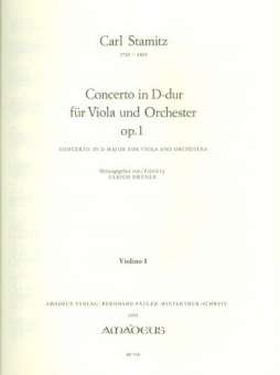 Konzert D-Dur op.1 - für Viola und