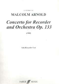 Recorder Concerto (solo part)