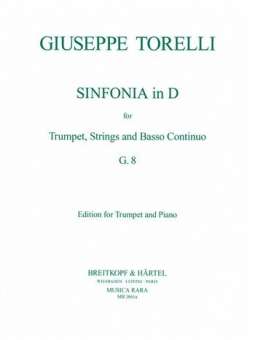 Sinfonia in D G8 for trumpet,