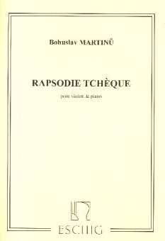 B. Martinu - Rhapsodie Tcheque, Pour Violon Et Piano