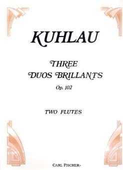 3 duos brillants op.102 : for 2 flutes