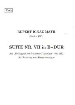 Mayr, Rupert Ignaz : Suite Nr. VII in B-Dur