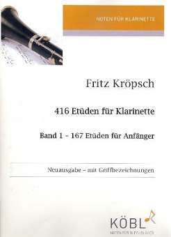 167 Etüden für Anfänger : für Klarinette