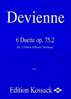 6 Duette op.75,2 : für 2 Flöten