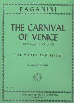 Carnival of Venice op.10 :