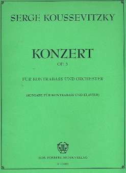 Konzert fis-Moll op.3 für Kontrabaß