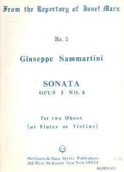 Sonata Opus 1 No.6