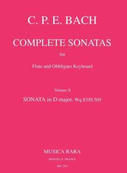 Sonata D major Wq83 H505 :
