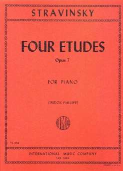 4 etudes op.7 : for piano