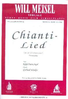 Chianti-Lied : für gem Chor und Klavier