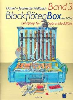 Blockflötenbox Band 3 (+3 CD's) - für Sopranblockflöte