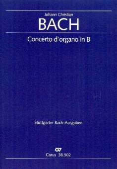 Bach, Johann Christian - Orgelkonzert in B