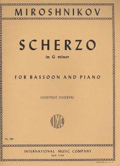 Scherzo in g Minor : for bassoon and piano