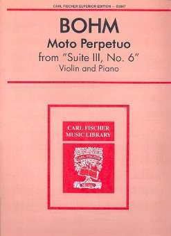Moto perpetuo from Suite 3 No.6 :