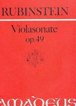 Sonate f-Moll op.49 - für Viola