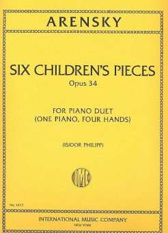 6 Children's Pieces op.34 :