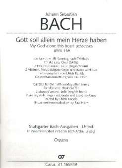 Bach, Johann Sebastian - Gott soll allein mein Herze haben
