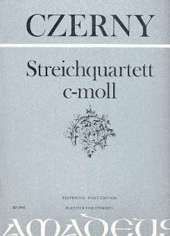Streichquartett c-Moll - Partitur und Stimmen