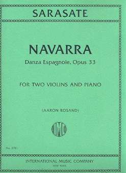 Navarra op.33 : for 2 violins and piano